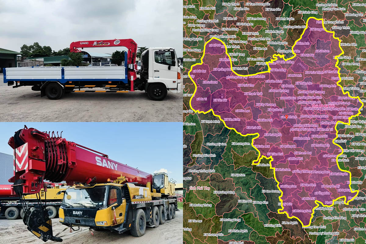 Thuê Xe Cẩu Tại Ba Đình, Hà Nội