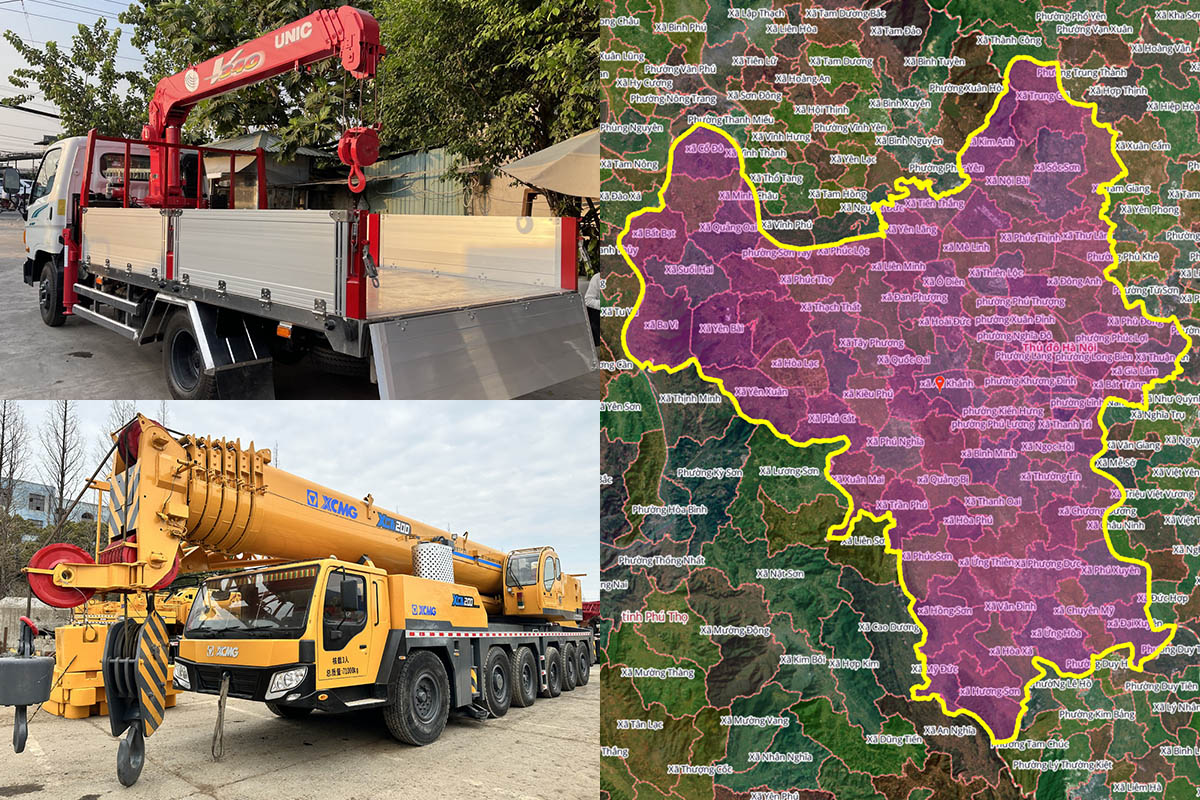 Thuê Xe Cẩu Tại Bắc Từ Liêm, Hà Nội