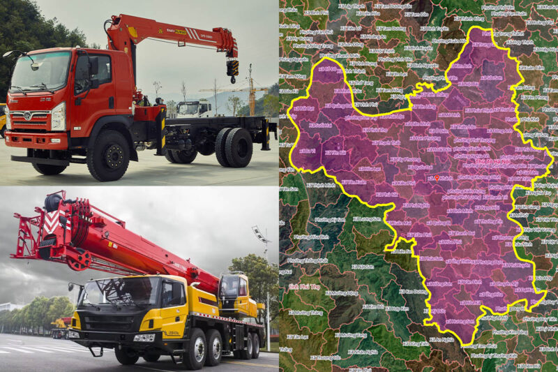 Thuê Xe Cẩu Tại Đan Phượng, Hà Nội