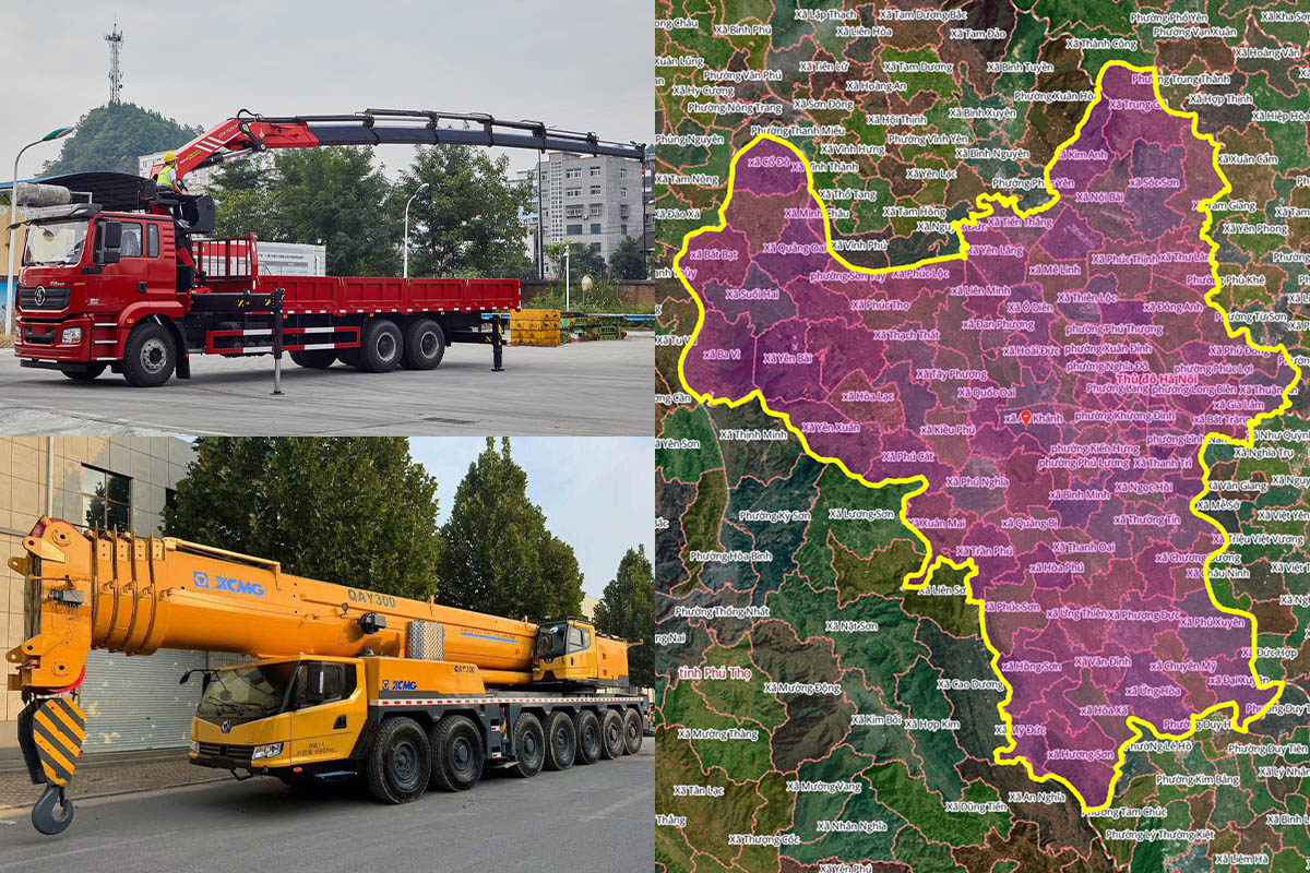 Thuê Xe Cẩu Tại Hà Đông, Hà Nội