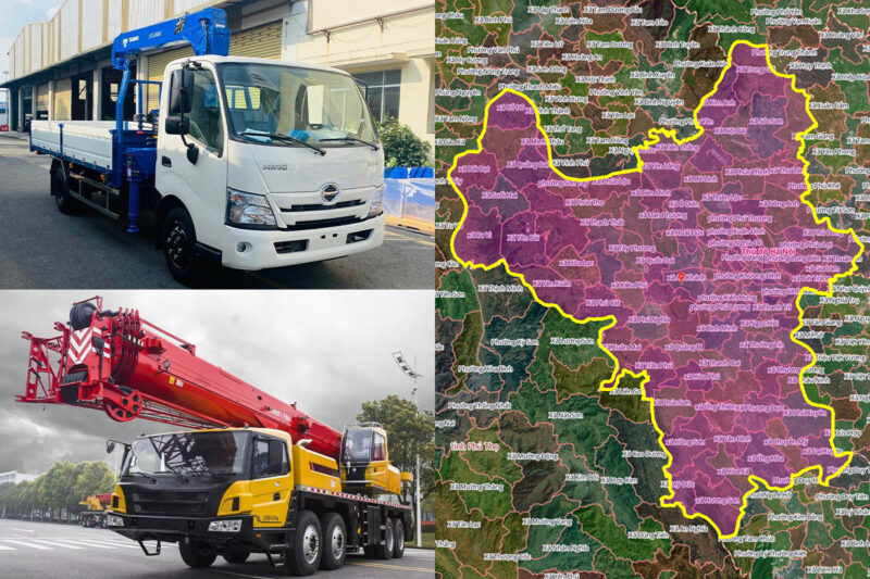 Thuê Xe Cẩu Tại Hoàng Mai, Hà Nội