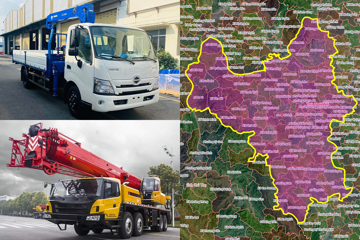 Thuê Xe Cẩu Tại Hoàng Mai, Hà Nội