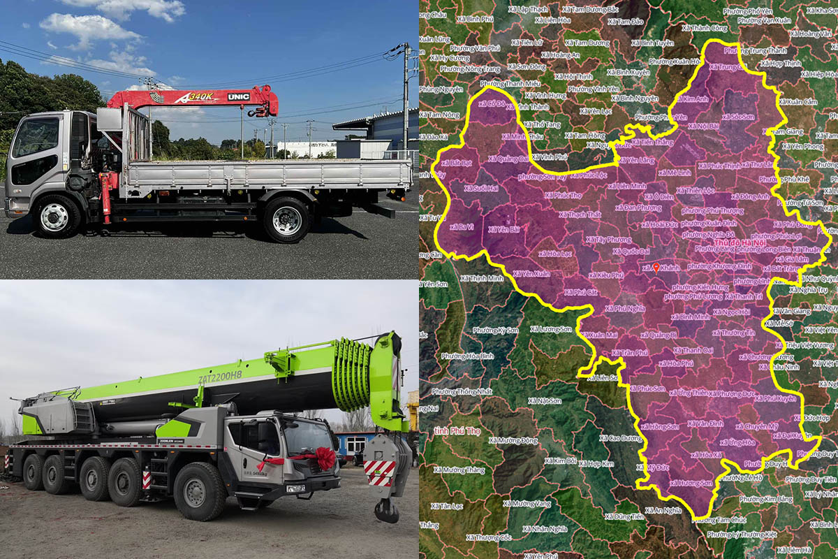 Thuê Xe Cẩu Tại Long Biên, Hà Nội