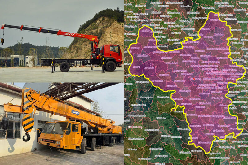 Thuê Xe Cẩu Tại Mỹ Đức, Hà Nội