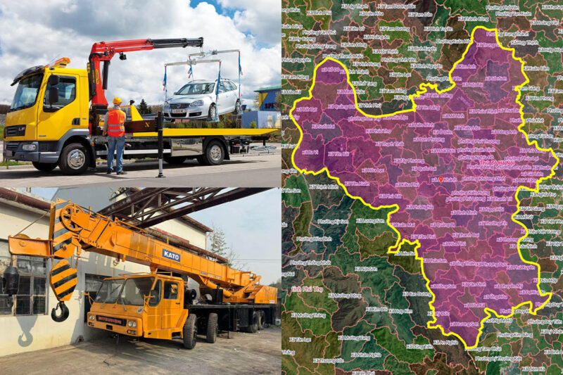 Thuê Xe Cẩu Tại Nam Từ Liêm, Hà Nội