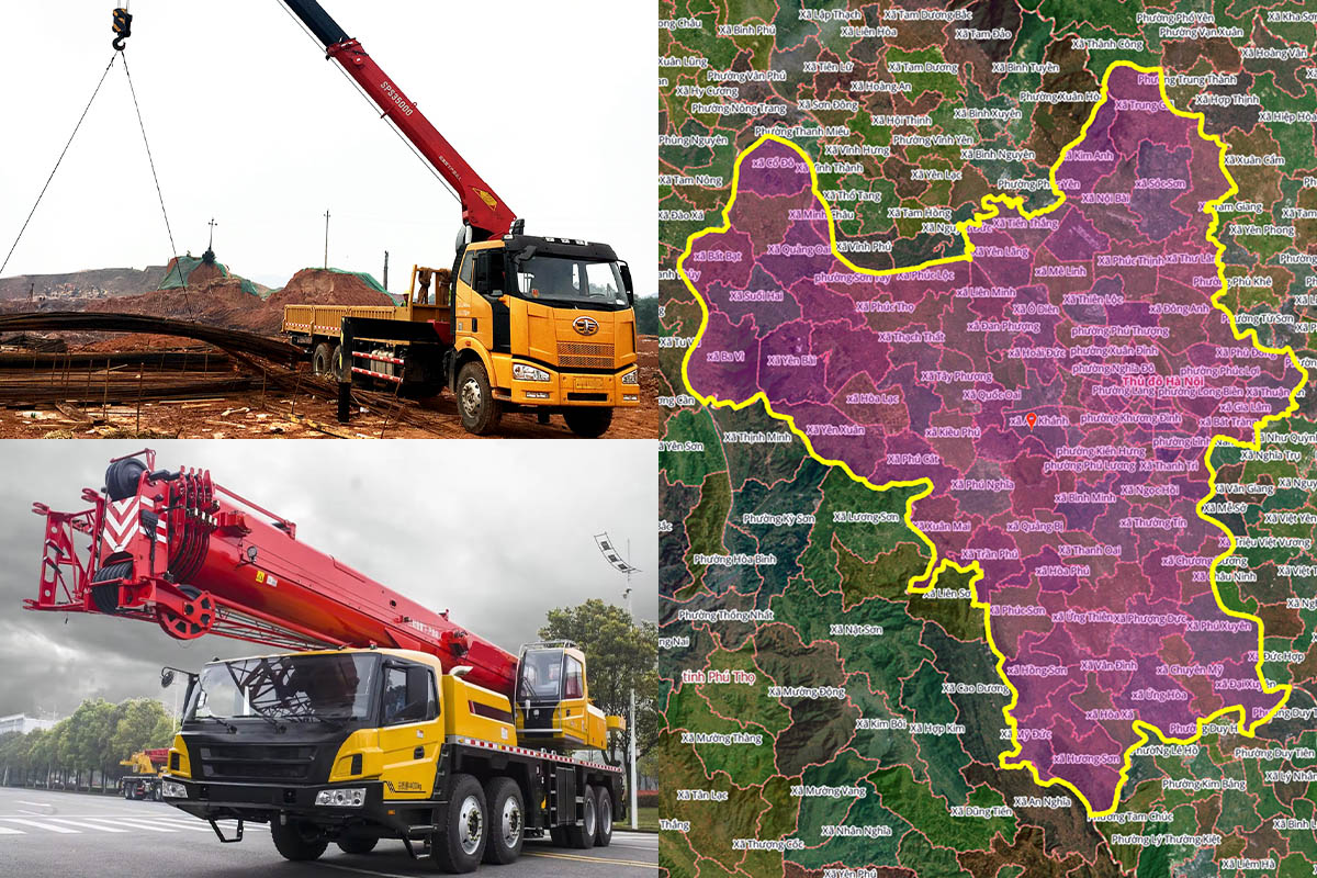 Thuê Xe Cẩu Tại Phú Xuyên, Hà Nội