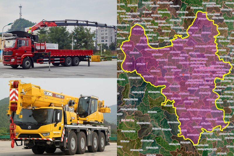 Thuê Xe Cẩu Tại Phúc Thọ, Hà Nội