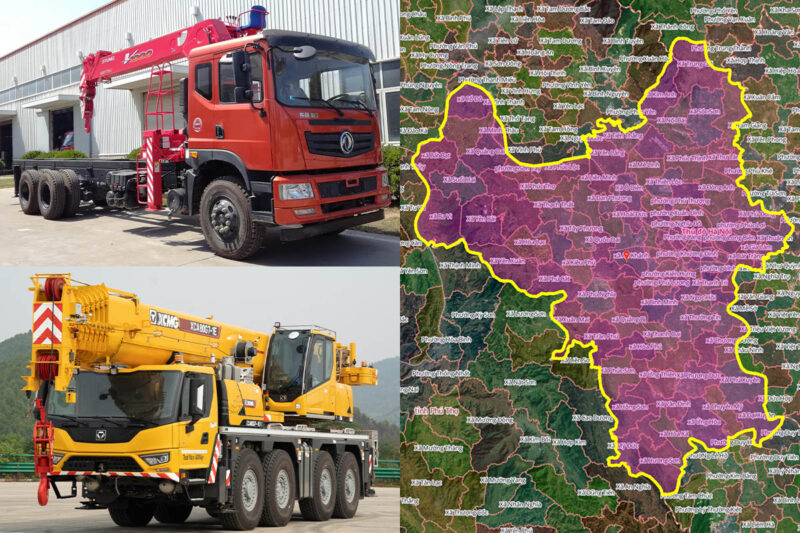 Thuê Xe Cẩu Tại Quốc Oai, Hà Nội