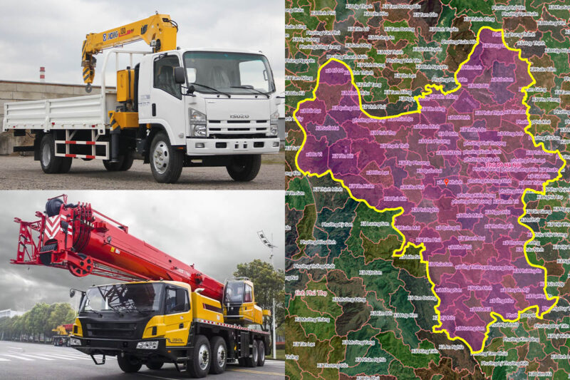 Thuê Xe Cẩu Tại Sơn Tây, Hà Nội