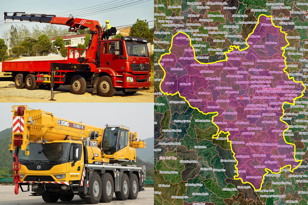 Thuê Xe Cẩu Tại Phường Phú Diễn, Hà Nội