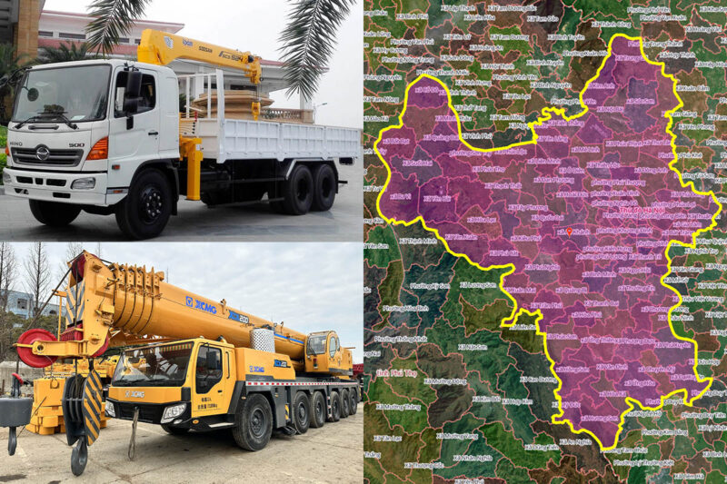 Thuê Xe Cẩu Tại Phường Xuân Đỉnh, Hà Nội