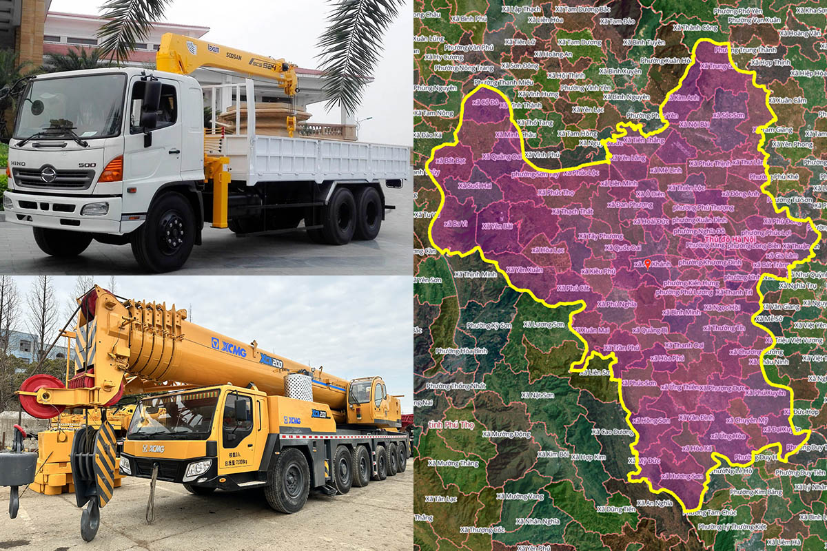 Thuê Xe Cẩu Tại Phường Xuân Đỉnh, Hà Nội