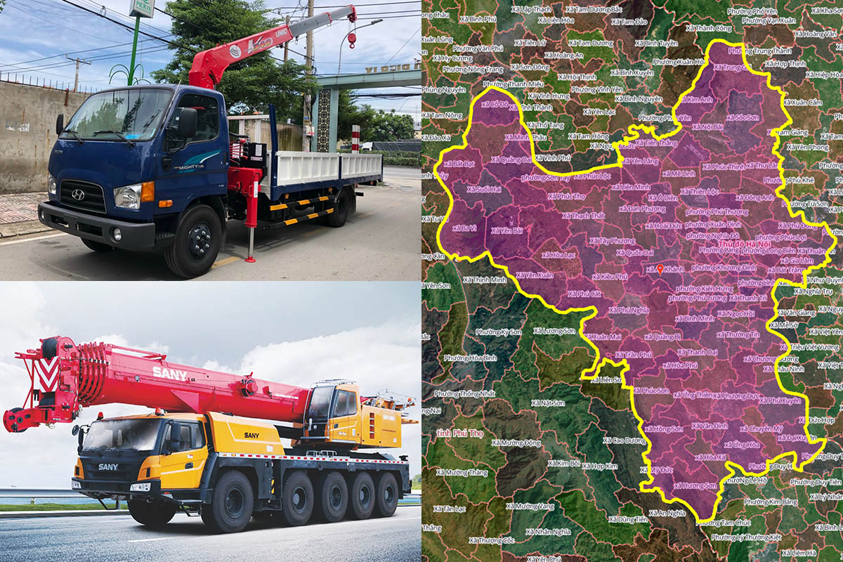 Thuê Xe Cẩu Tại Xã Nam Phủ, Hà Nội