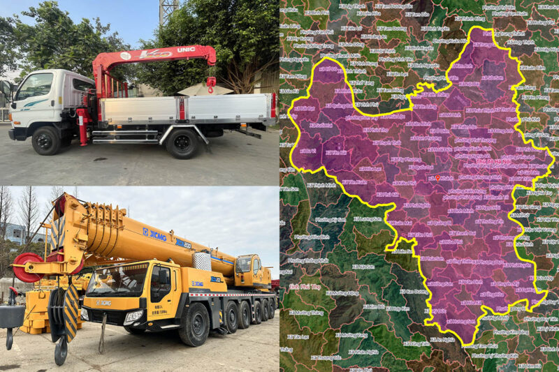 Thuê Xe Cẩu Tại Xã Ngọc Hồi, Hà Nội