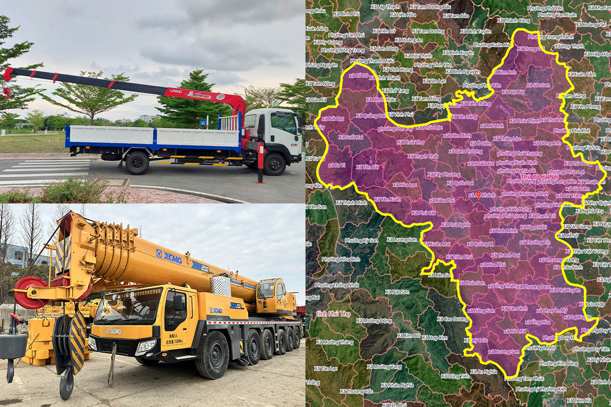 Thuê Xe Cẩu Tại Xã Thượng Phúc, Hà Nội