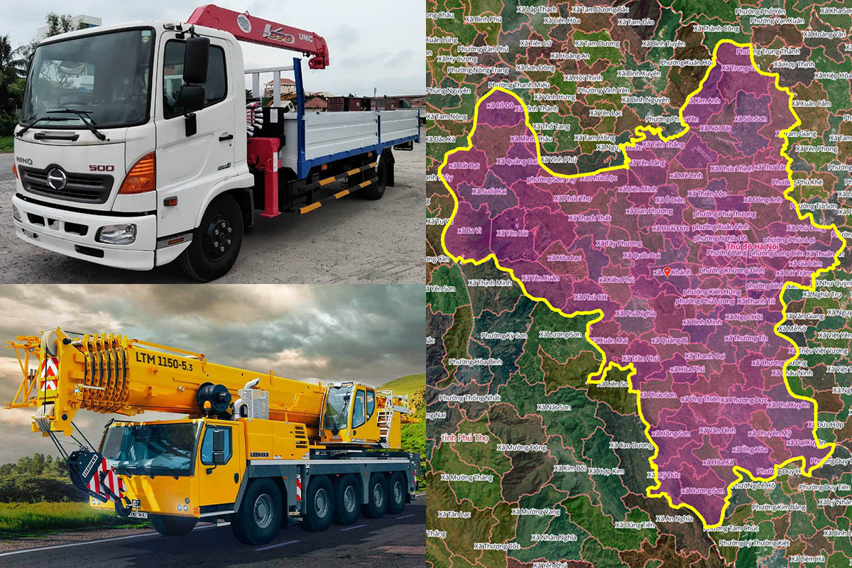 Thuê Xe Cẩu Tại Phường Giảng Võ, Hà Nội