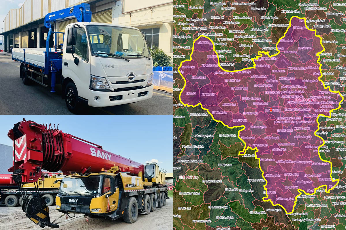 Thuê Xe Cẩu Tại Phường Hồng Hà, Hà Nội