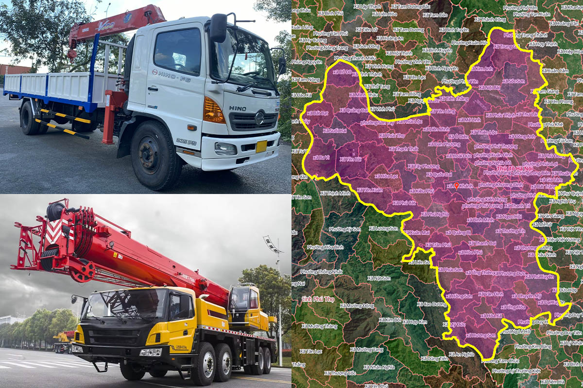 Thuê Xe Cẩu Tại Phường Lĩnh Nam, Hà Nội