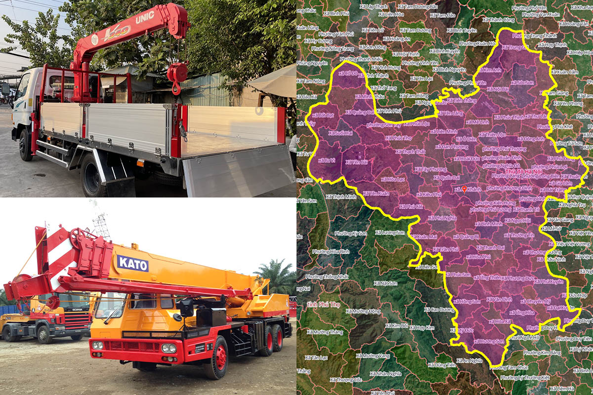 Thuê Xe Cẩu Tại Phường Ngọc Hà, Hà Nội