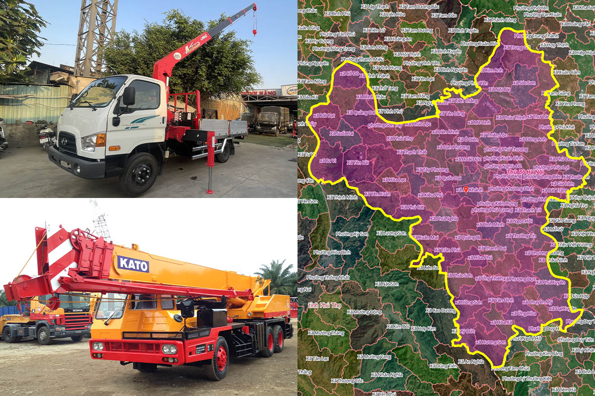 Thuê Xe Cẩu Tại Phường Tây Tựu, Hà Nội