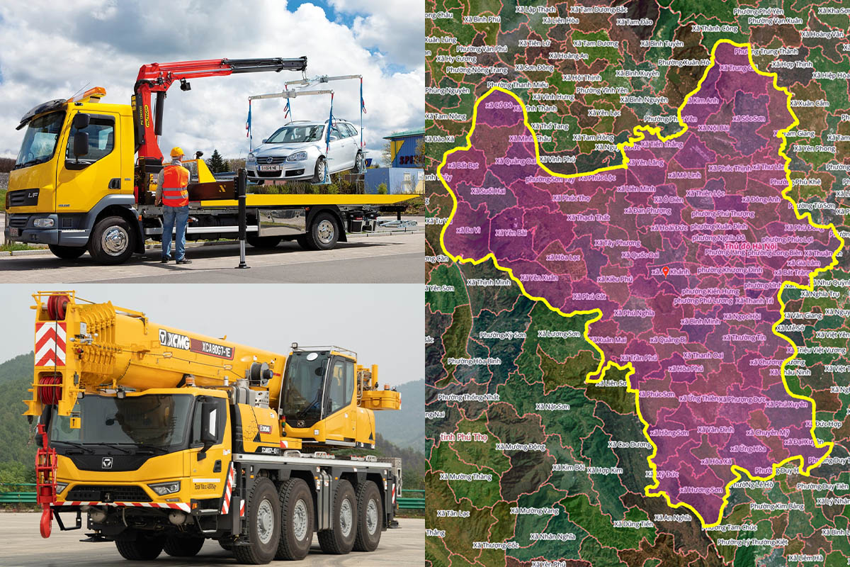 Thuê Xe Cẩu Tại Phường Tùng Thiện, Hà Nội