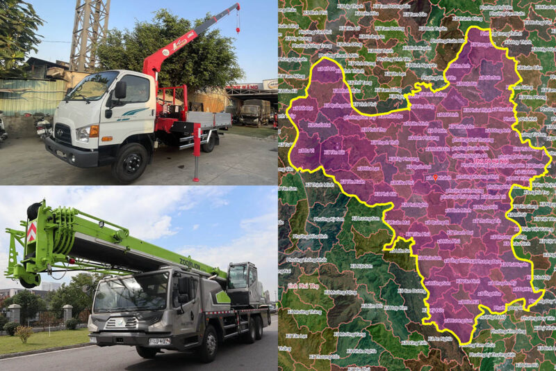Thuê Xe Cẩu Tại Phường Vĩnh Hưng, Hà Nội