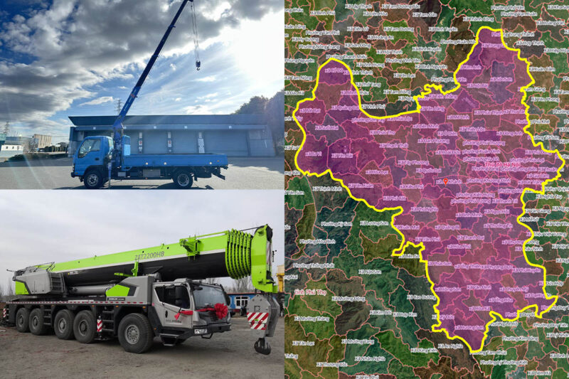 Thuê Xe Cẩu Tại Phường Vĩnh Tuy, Hà Nội