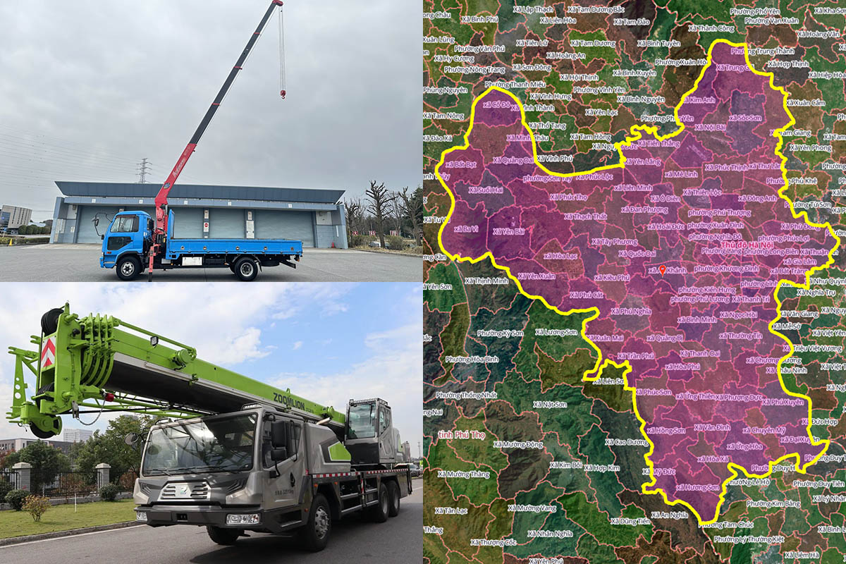 Thuê Xe Cẩu Tại Phường Yên Sở, Hà Nội