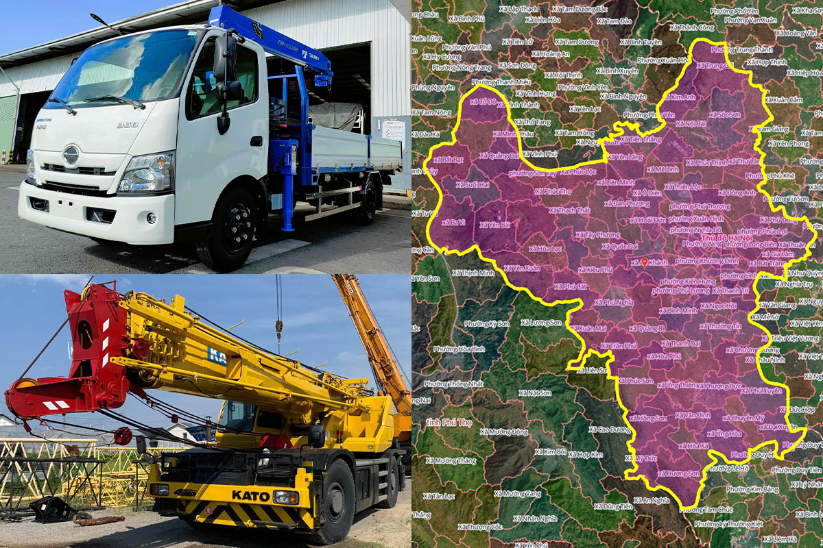 Thuê Xe Cẩu Tại Xã An Khánh, Hà Nội