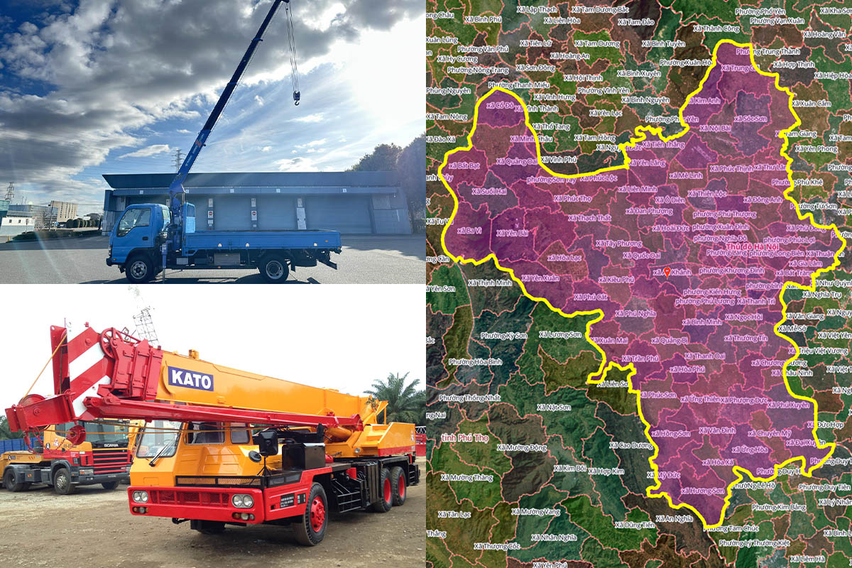 Thuê Xe Cẩu Tại Xã Chuyên Mỹ, Hà Nội