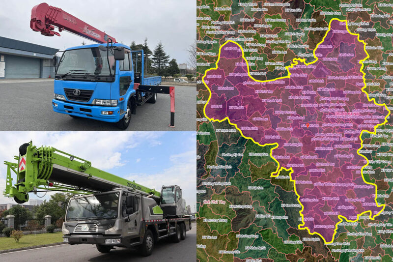 Thuê Xe Cẩu Tại Xã Đại Xuyên, Hà Nội