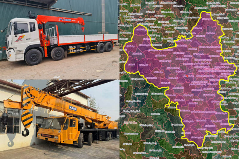 Thuê Xe Cẩu Tại Xã Dương Hòa, Hà Nội