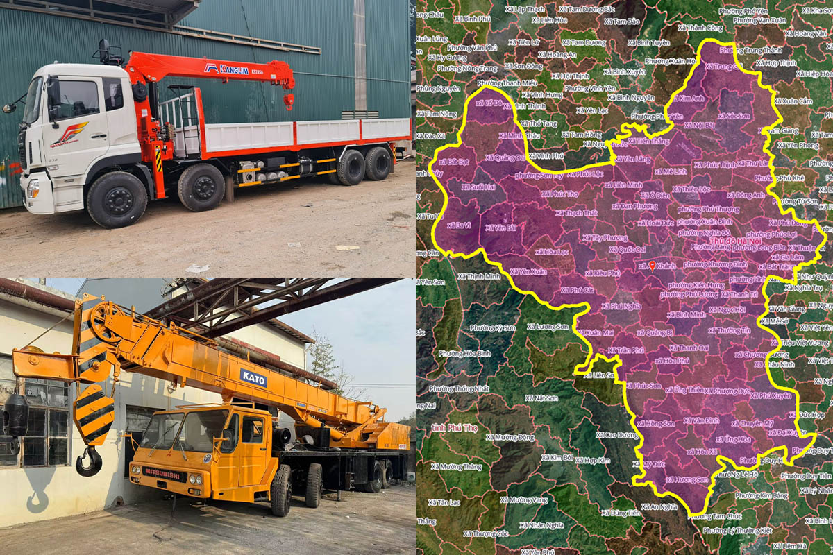 Thuê Xe Cẩu Tại Xã Dương Hòa, Hà Nội