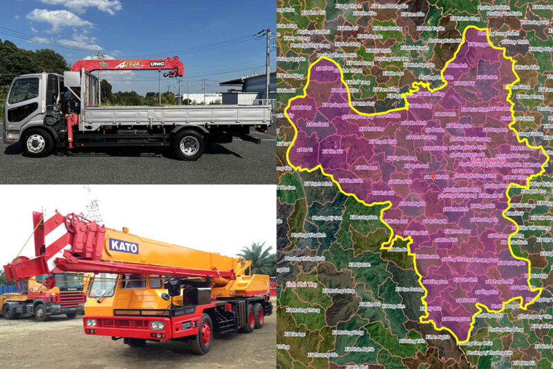 Thuê Xe Cẩu Tại Xã Hạ Bằng, Hà Nội