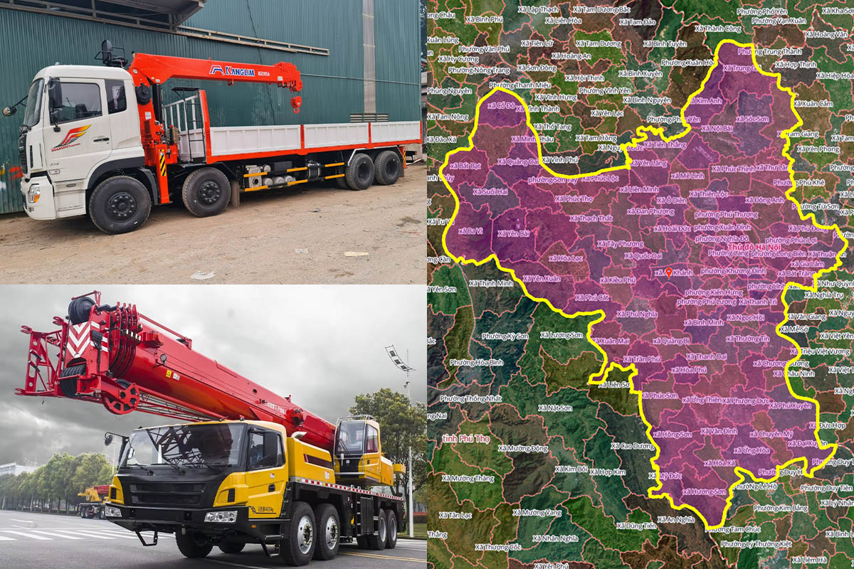 Thuê Xe Cẩu Tại Xã Hòa Xá, Hà Nội