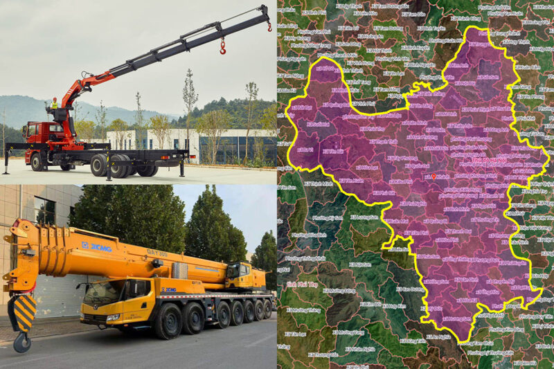 Thuê Xe Cẩu Tại Xã Hồng Sơn, Hà Nội