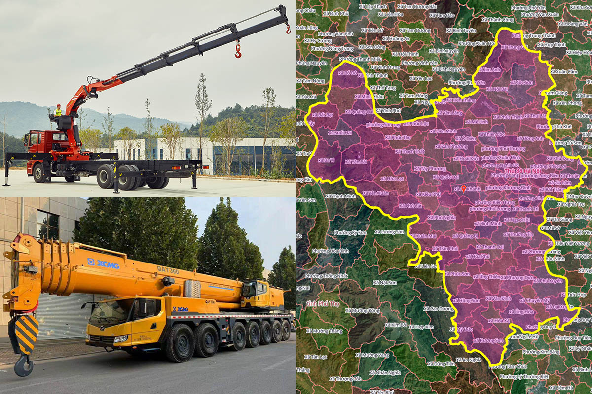 Thuê Xe Cẩu Tại Xã Hồng Sơn, Hà Nội