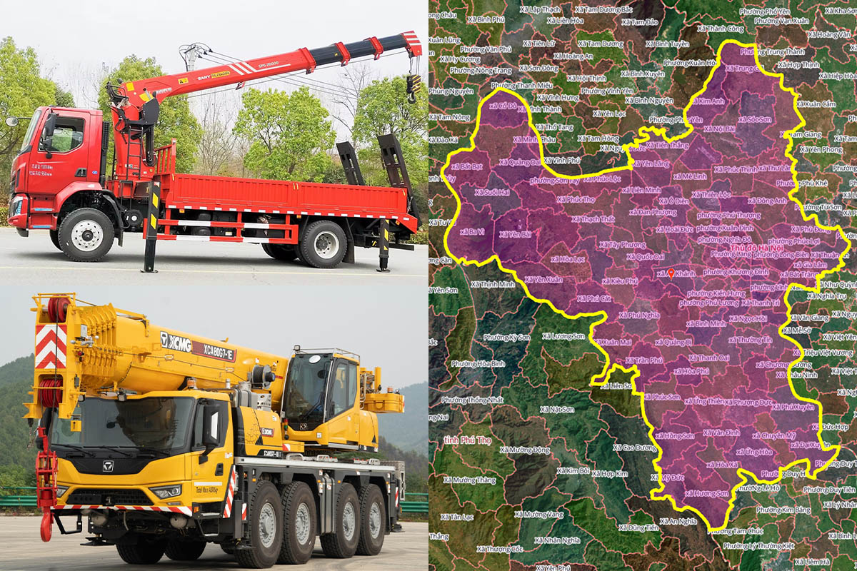 Thuê Xe Cẩu Tại Xã Kim Anh, Hà Nội