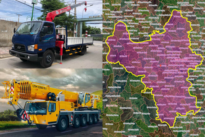 Thuê Xe Cẩu Tại Xã Liên Minh, Hà Nội