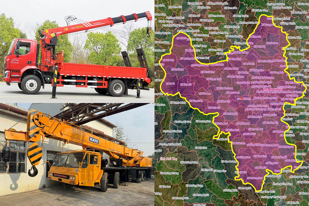 Thuê Xe Cẩu Tại Xã Ô Diên, Hà Nội