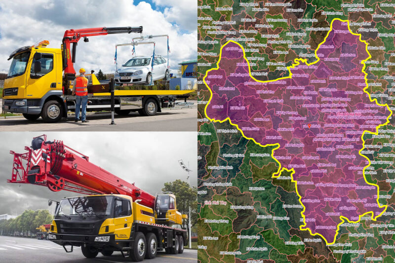 Thuê Xe Cẩu Tại Xã Phù Đổng, Hà Nội