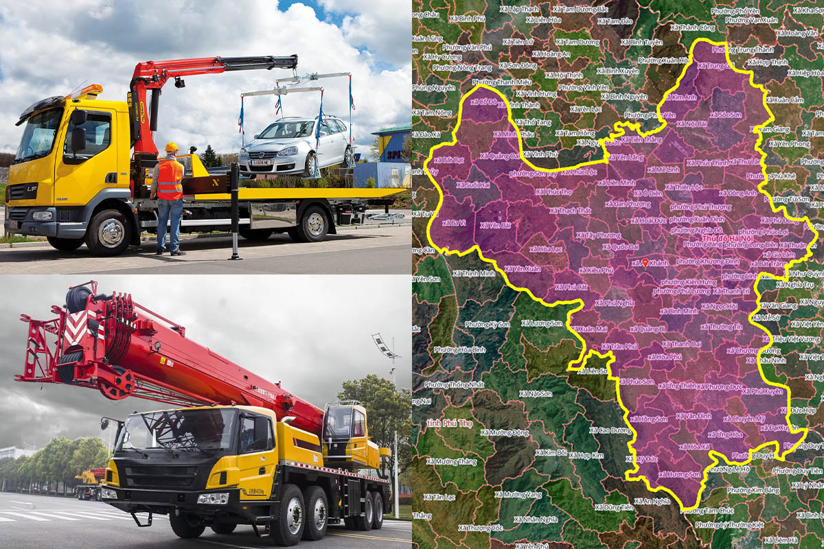 Thuê Xe Cẩu Tại Xã Phù Đổng, Hà Nội