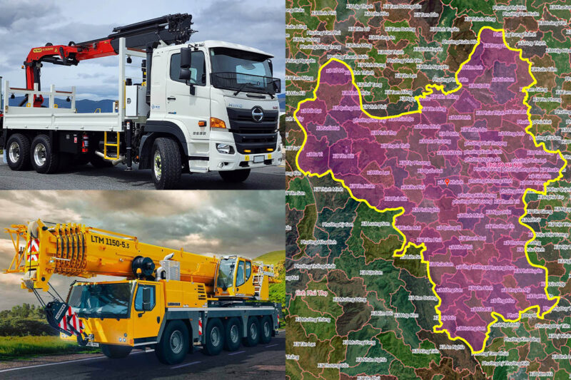 Thuê Xe Cẩu Tại Xã Phúc Thịnh, Hà Nội