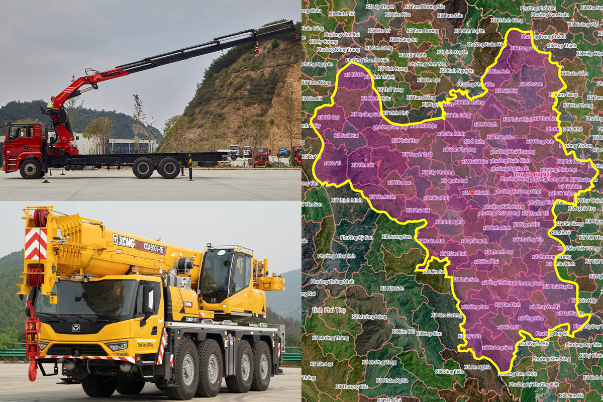 Thuê Xe Cẩu Tại Xã Phượng Dực, Hà Nội