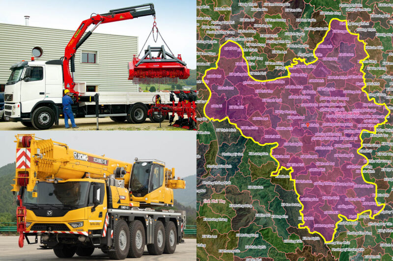 Thuê Xe Cẩu Tại Xã Quảng Bị, Hà Nội