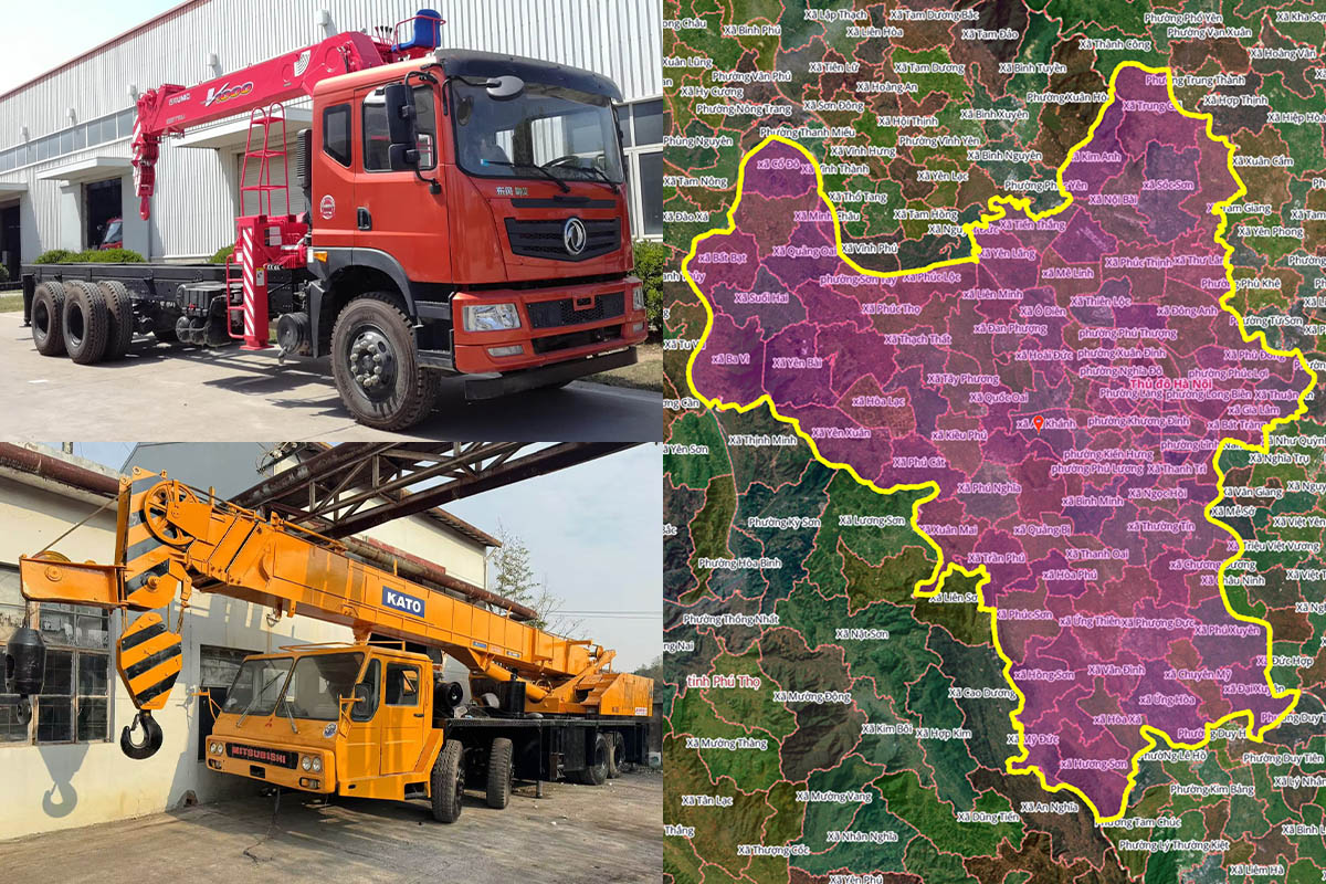 Thuê Xe Cẩu Tại Xã Quang Minh, Hà Nội