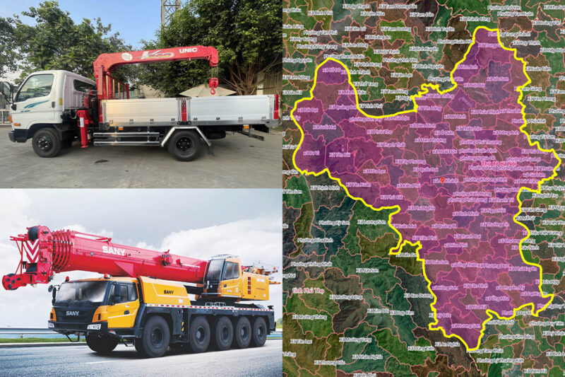 Thuê Xe Cẩu Tại Xã Sơn Đồng, Hà Nội