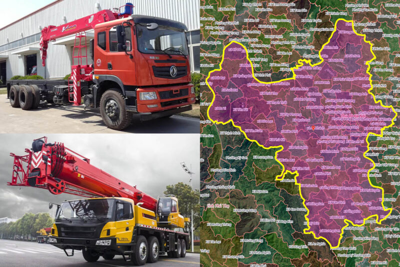 Thuê Xe Cẩu Tại Xã Tam Hưng, Hà Nội