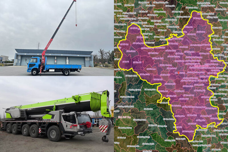 Thuê Xe Cẩu Tại Xã Thư Lâm, Hà Nội