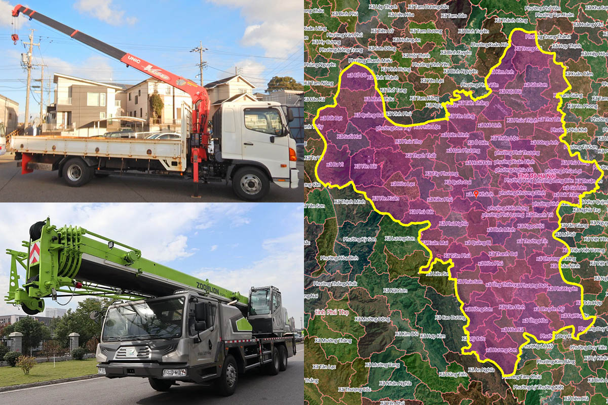 Thuê Xe Cẩu Tại Xã Tiến Thắng, Hà Nội